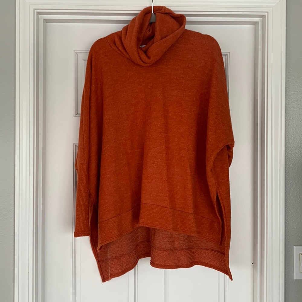 Burnt orange sweater